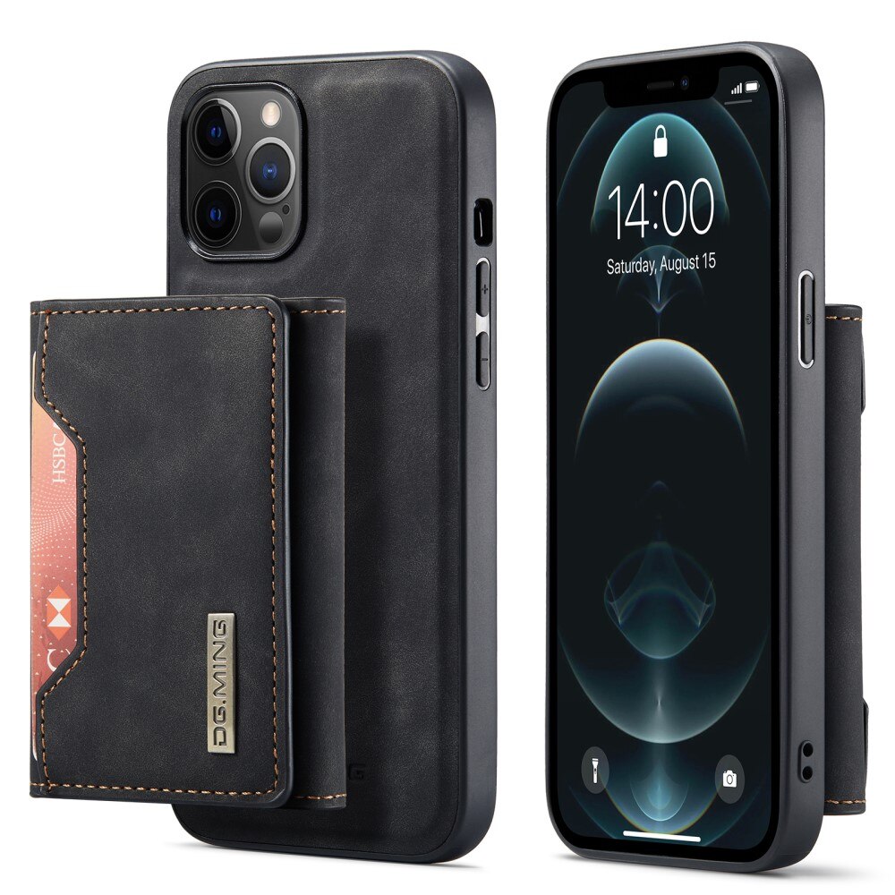 Coque Magnetic Card Slot iPhone 13, Noir