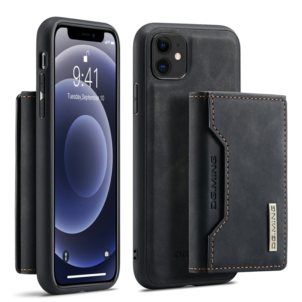 Coque Magnetic Card Slot iPhone 11, Noir