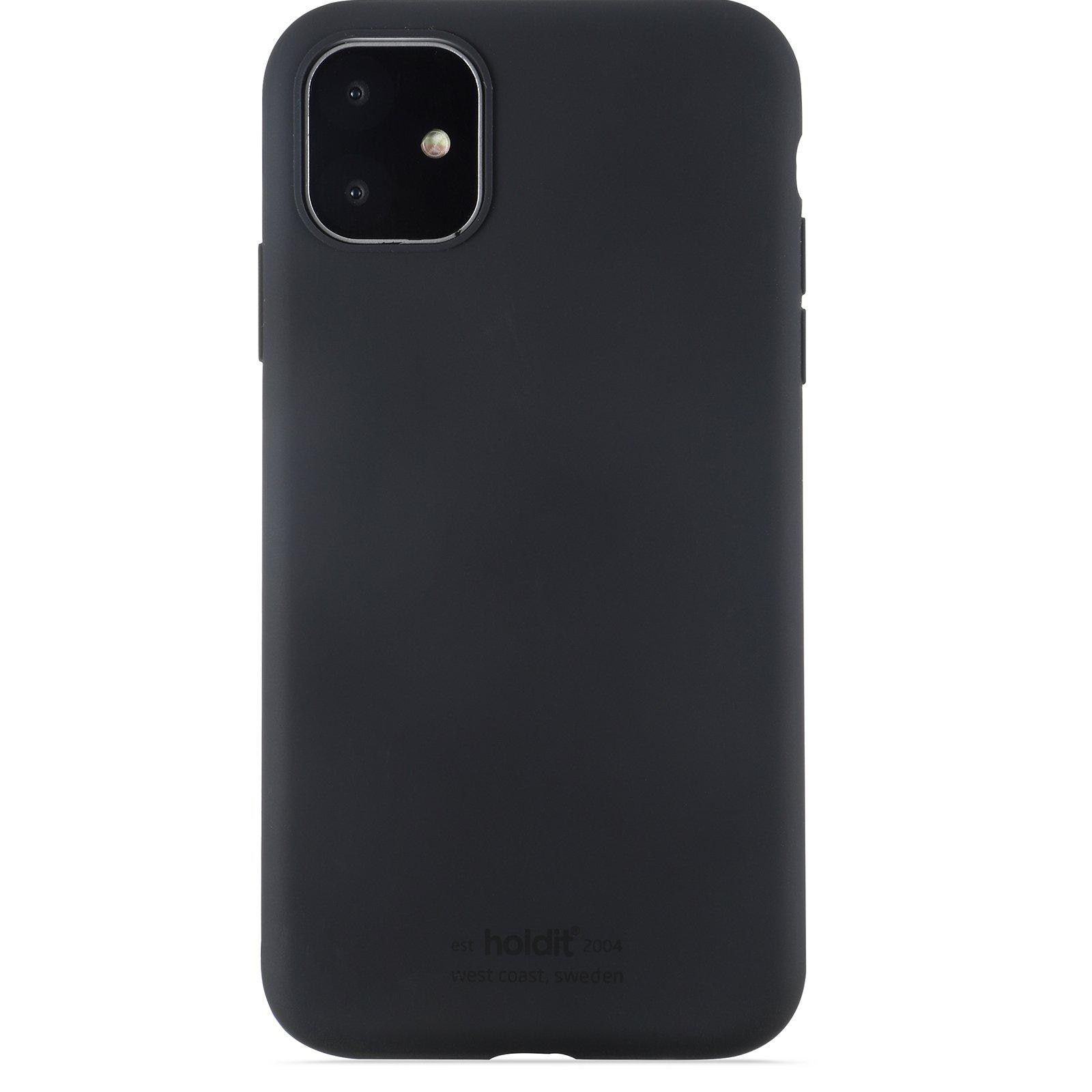 Coque en silicone pour iPhone 11, Black