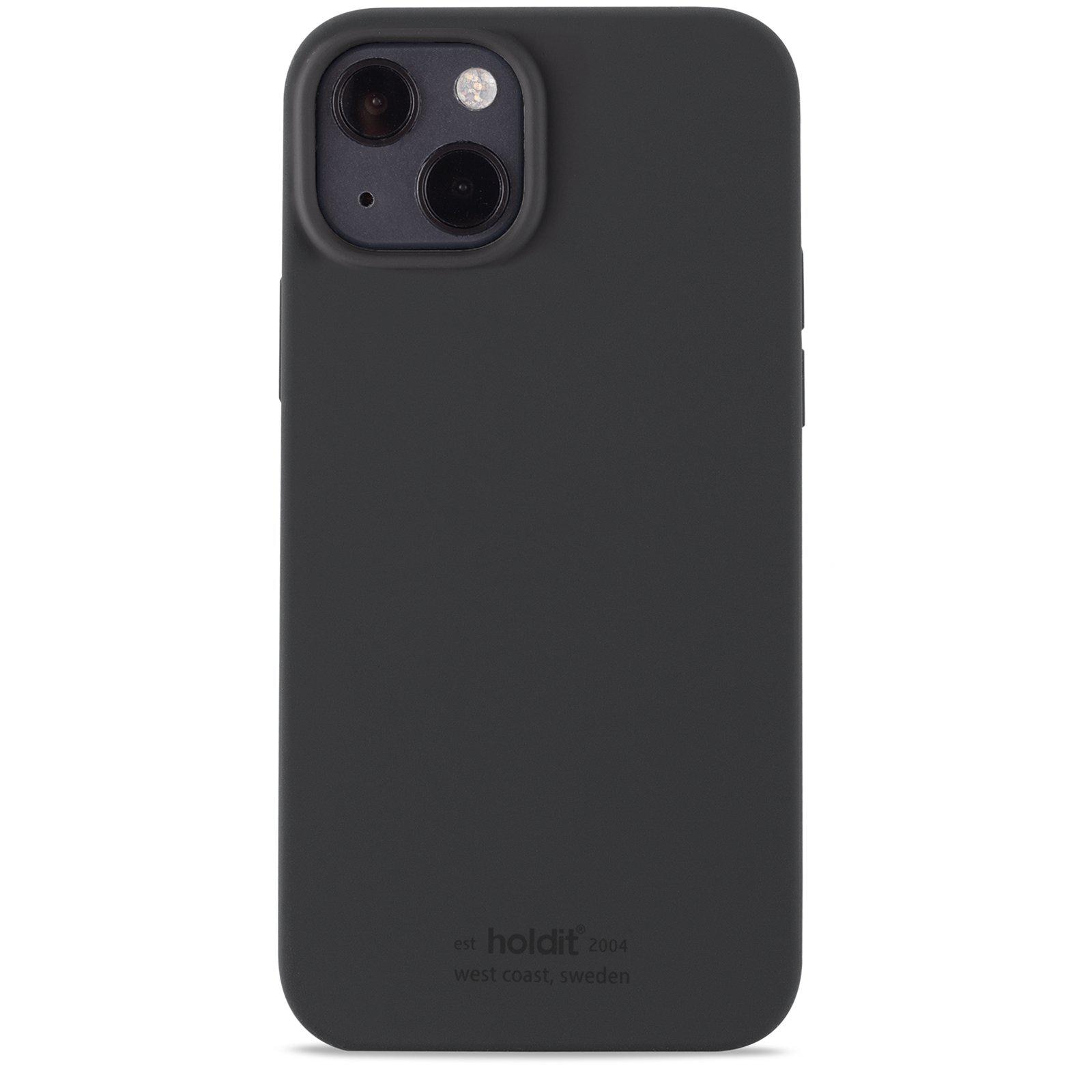 Coque en silicone pour iPhone 14 Plus, Black