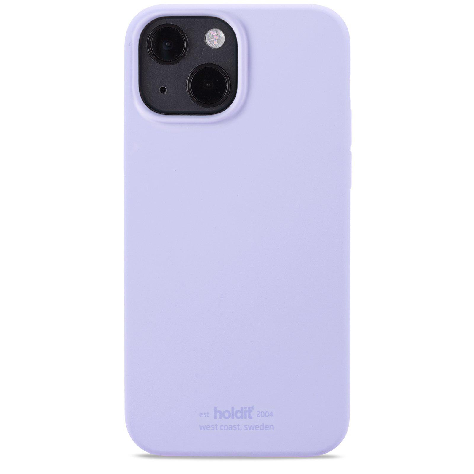 Coque en silicone pour iPhone 14 Plus, Lavender