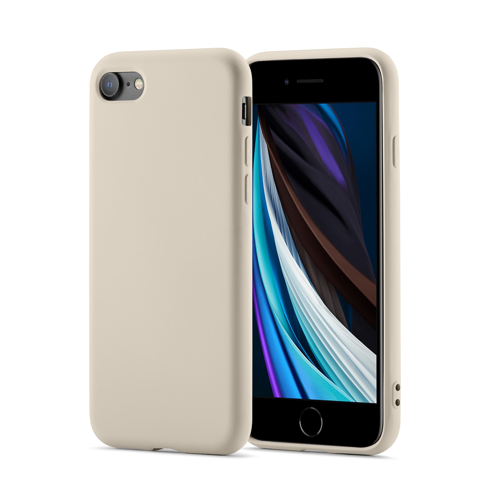 Coque TPU iPhone 7, Beige