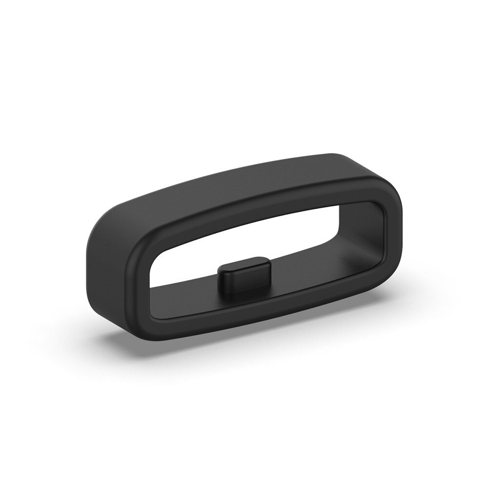 Passant de montre en silicone Universal 20 mm, noir