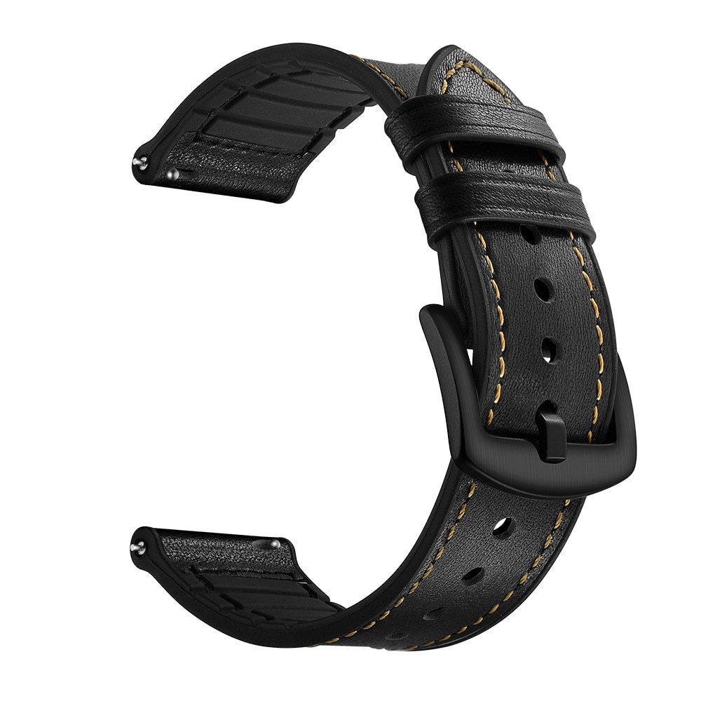 Bracelet en cuir haut de gamme Mibro Watch Lite 2, Noir