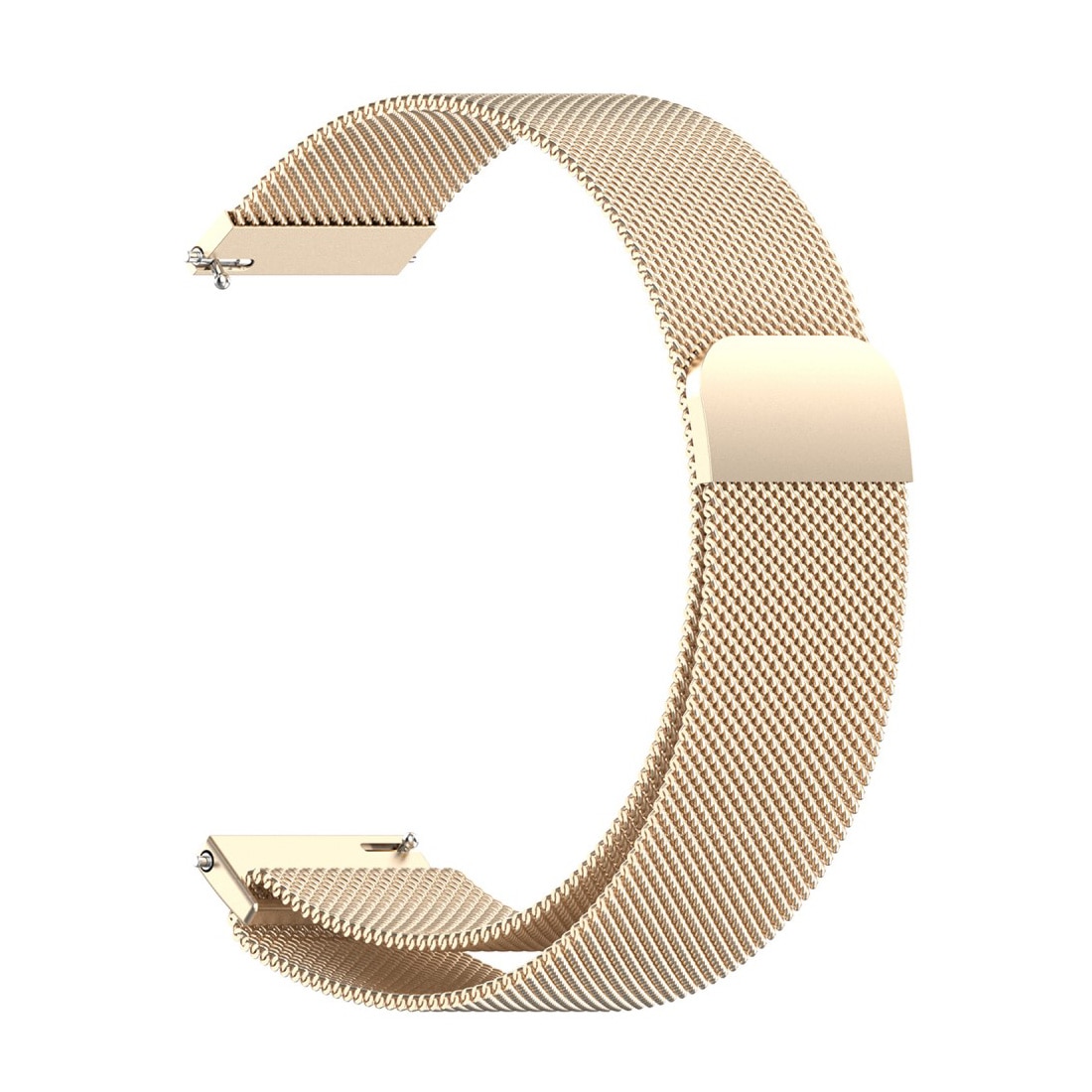 Bracelet milanais pour Mibro Watch T2, Champagne d'or