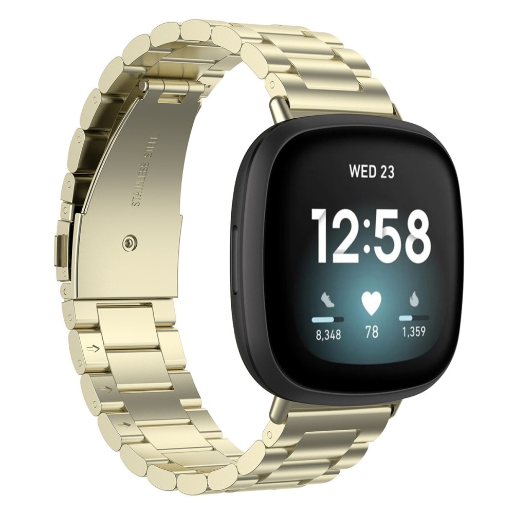 Bracelet en métal Fitbit Sense 2, Or