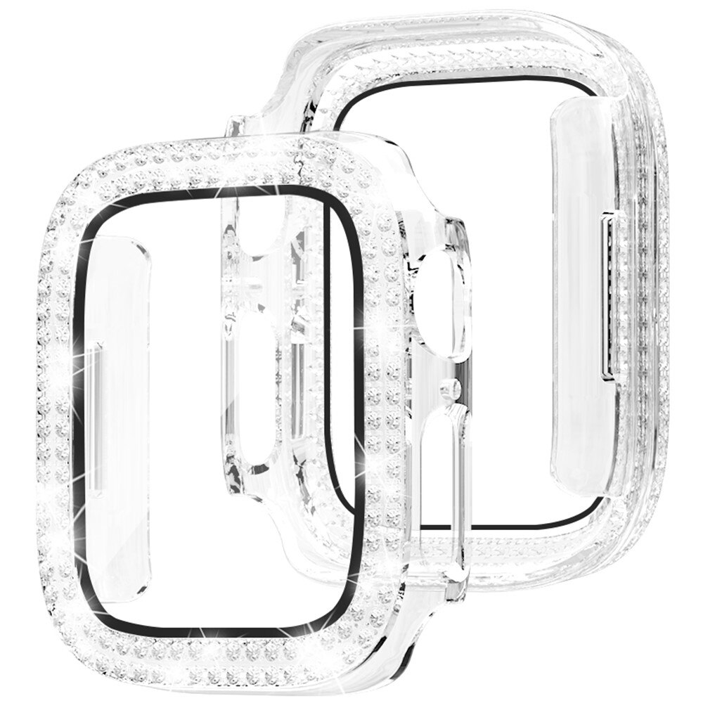 Full Cover Case Rhinestone Apple Watch SE 44mm,  Transparent