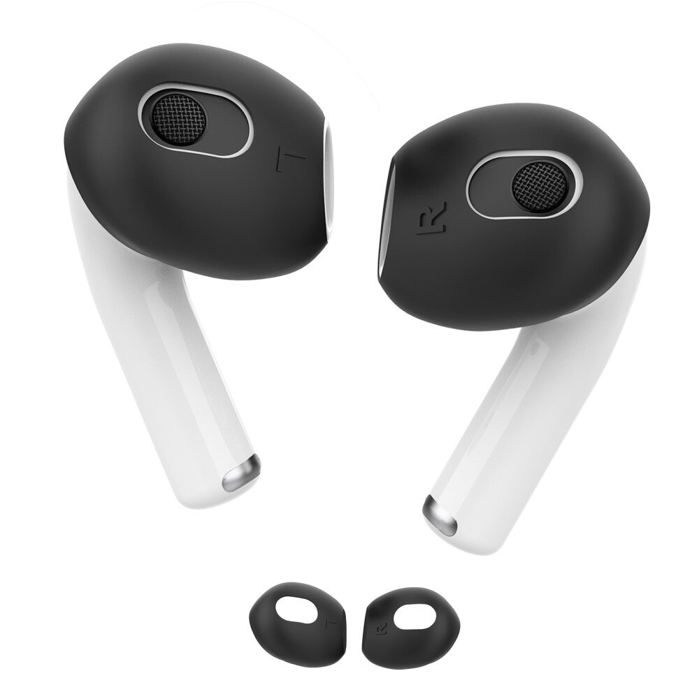 Earpads Silicone Apple AirPods 3, noir