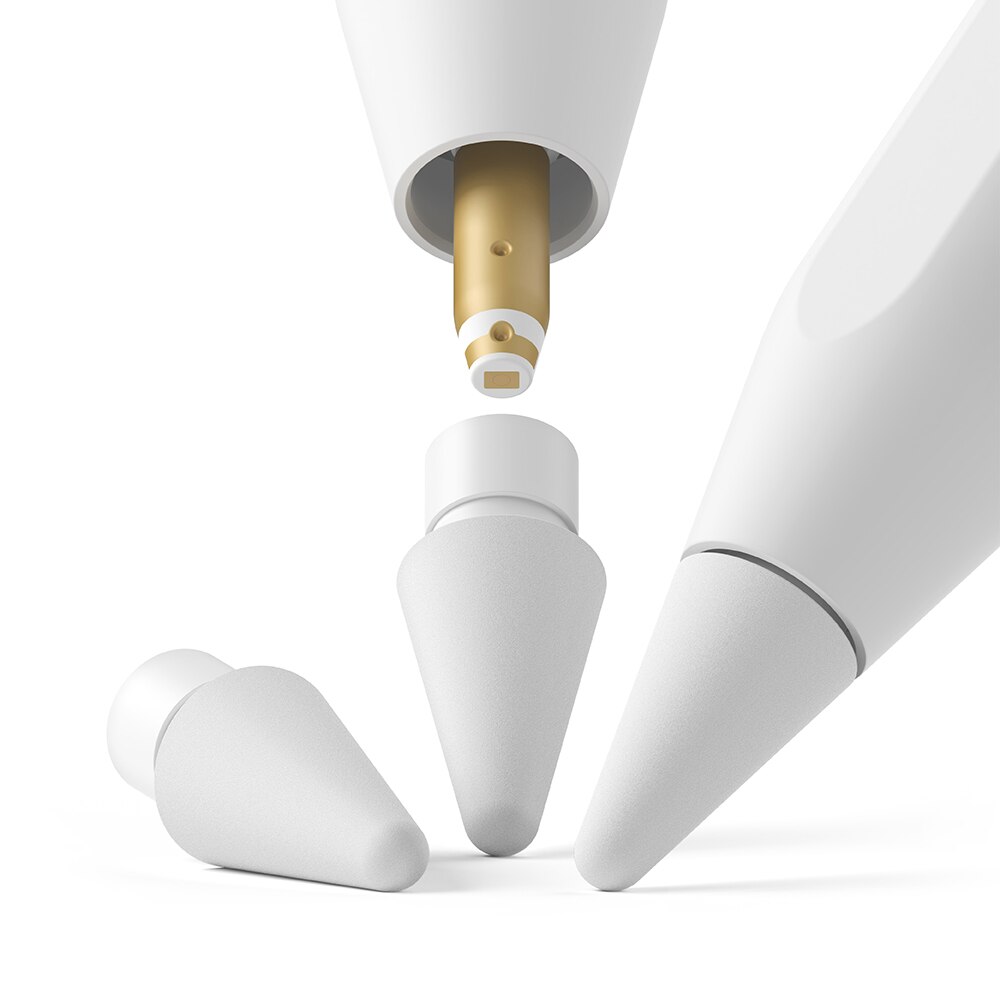 2B Tip Apple Pencil (3pièces), blanc