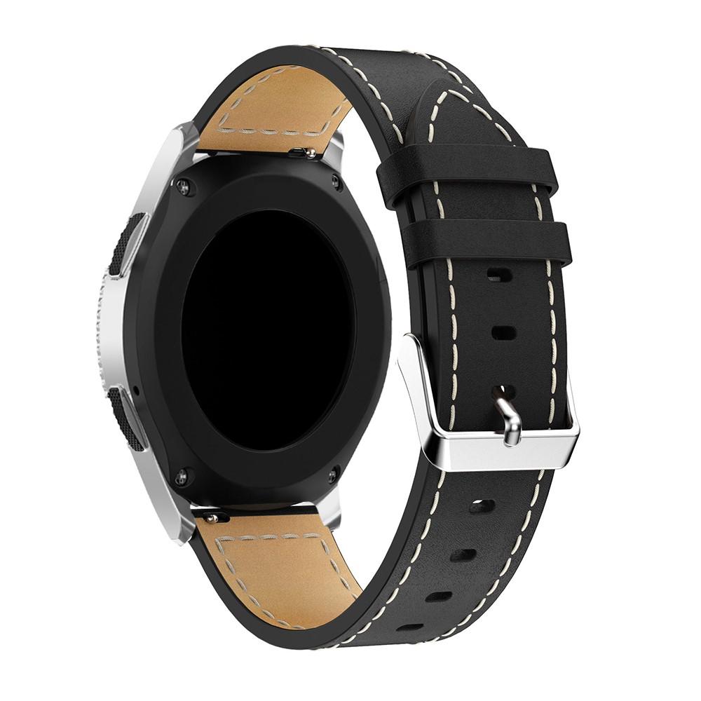 Bracelet en cuir Mibro Watch T2, Noir