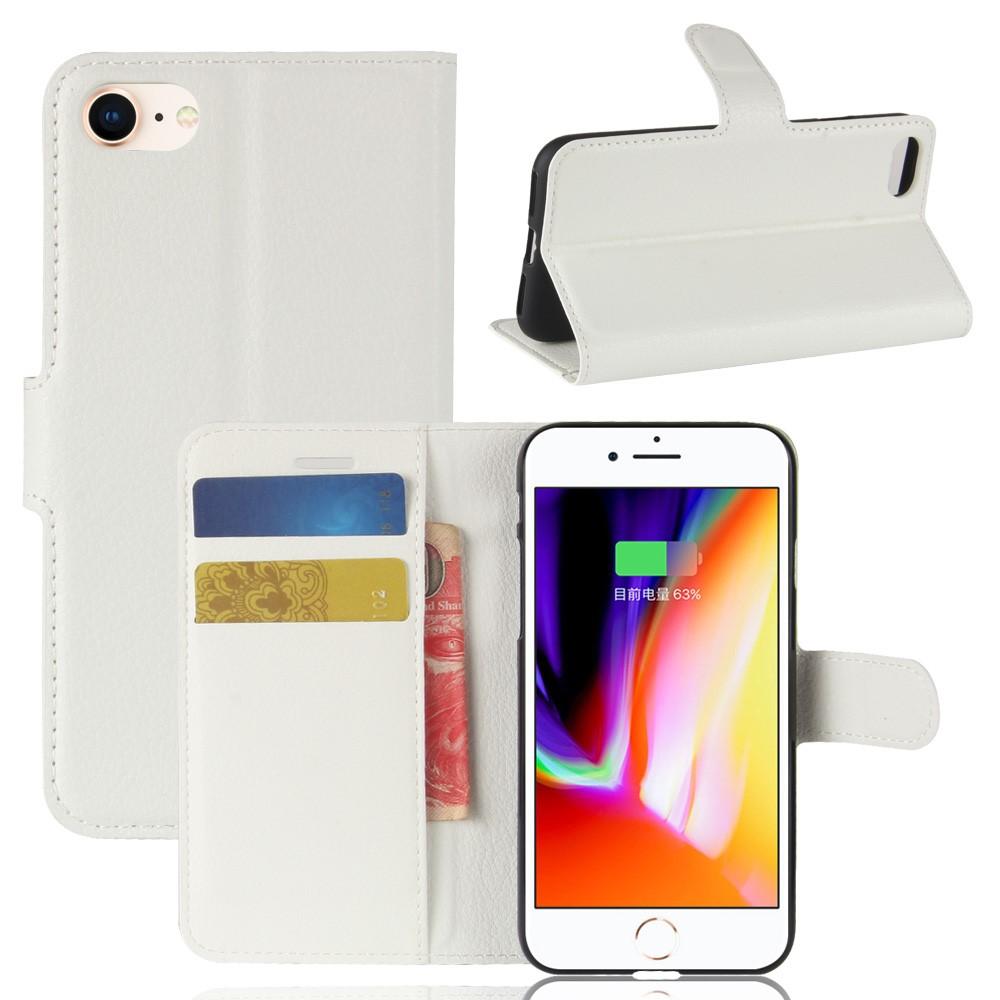 Coque portefeuille iPhone SE 2020, Blanc
